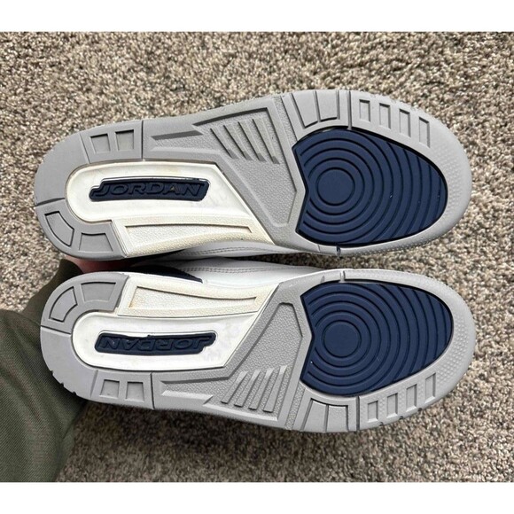 Nike Air Jordan 3 Retro Midnight Navy Size 7 Youth (Size 8.5 Women's) - Picture 5 of 8